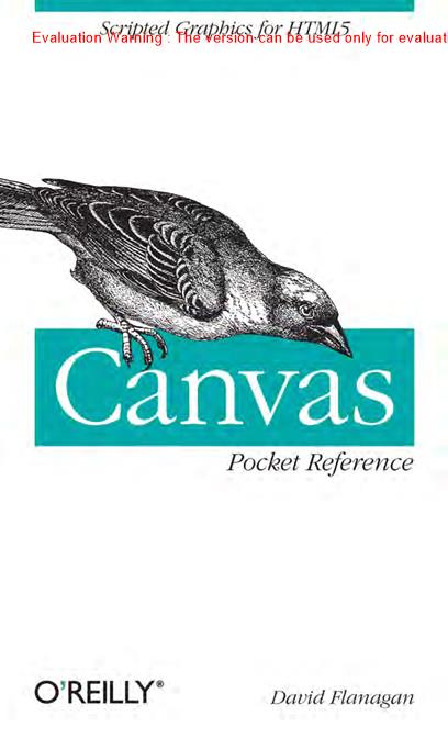 《Canvas袖珍参考手册(Canvas Pocket Reference)_David Flanagan》