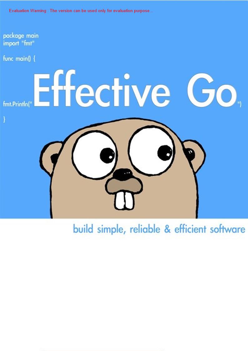 《effective go_build simple, reliable, efficient software》