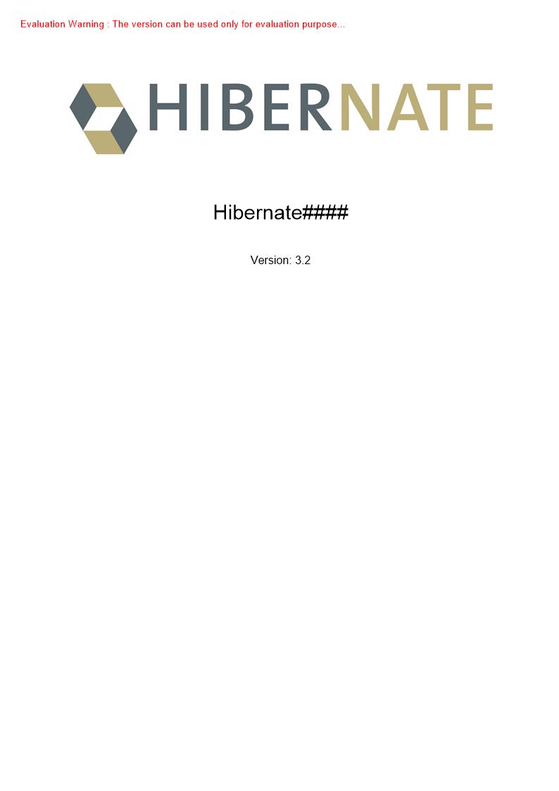 《Hibernate32官方中文参考手册》