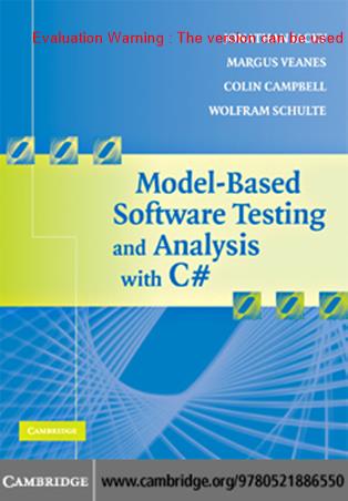 《Model-Based Software Testing and Analysis with C #》