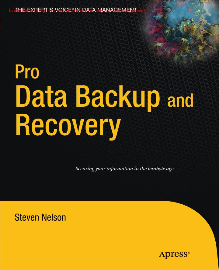 《Pro Data Backup and Recovery_Steven Nelson》