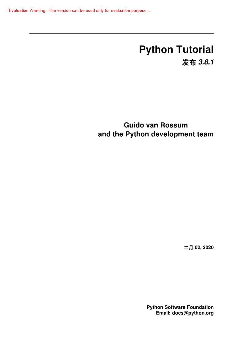 《Python Tutorial 381》