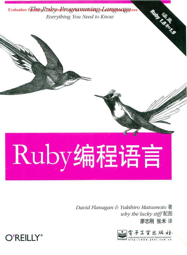 《Ruby编程语言_David Flanagan著_廖志刚译》