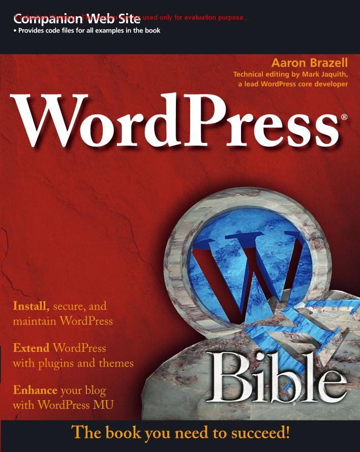 《WordPress Bible》