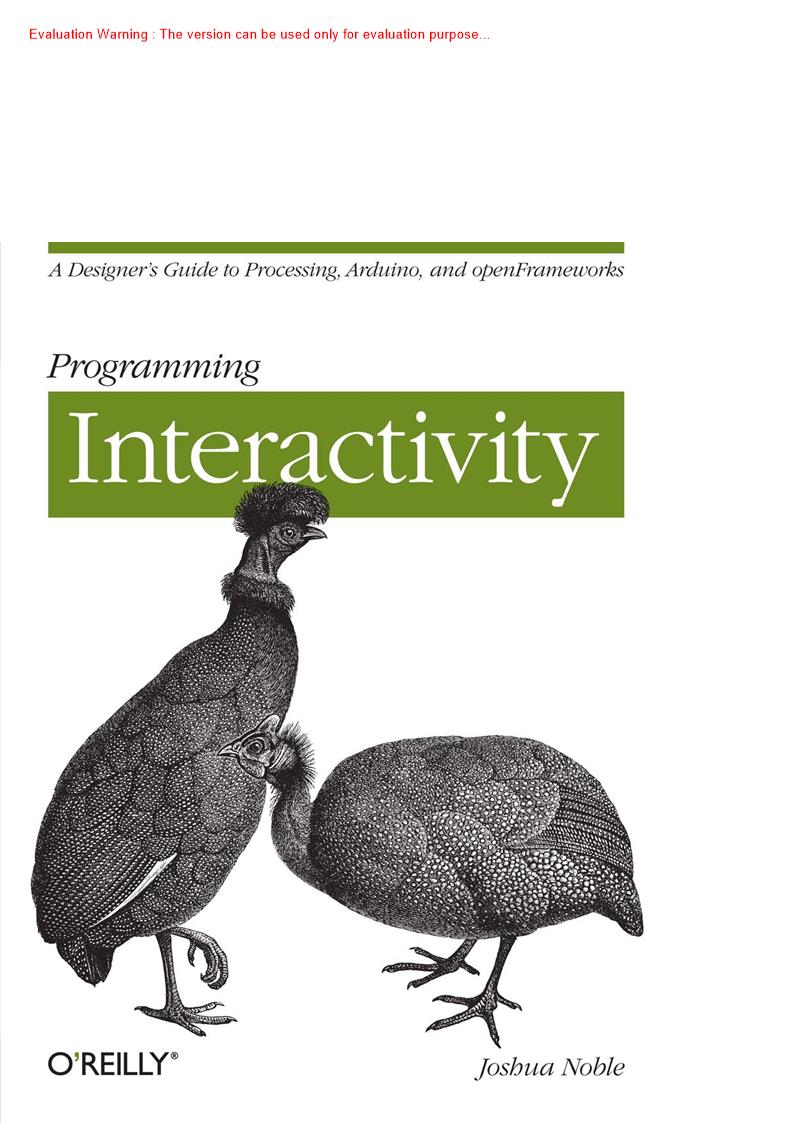 《交互式编程(Programming Interactivity)_OReilly Josbua Noble编著》